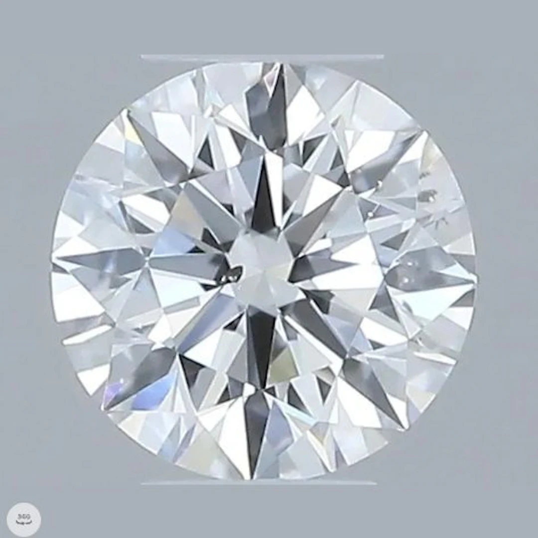 1 pcs Diamond (Natural) - 0.30 ct - Round - D...