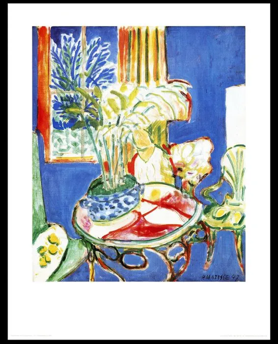 Henri Matisse (1869-1954) - "Petit Intérieur Bleu