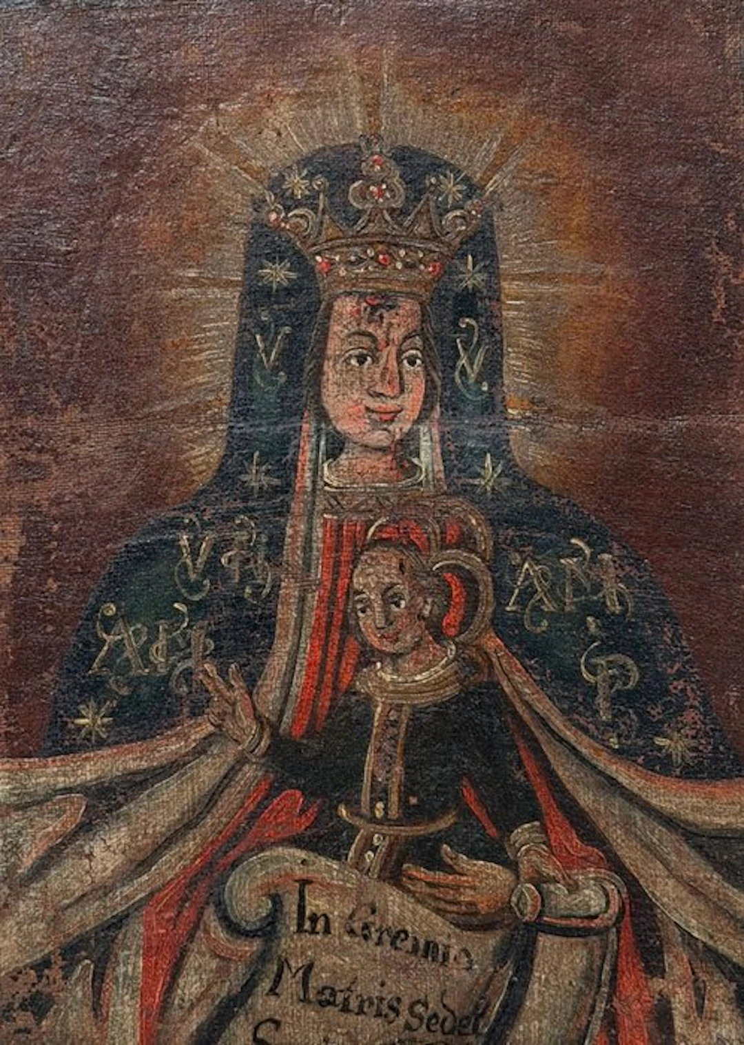 Italian school (XVII) - Madonna del Sangue con il Bambino