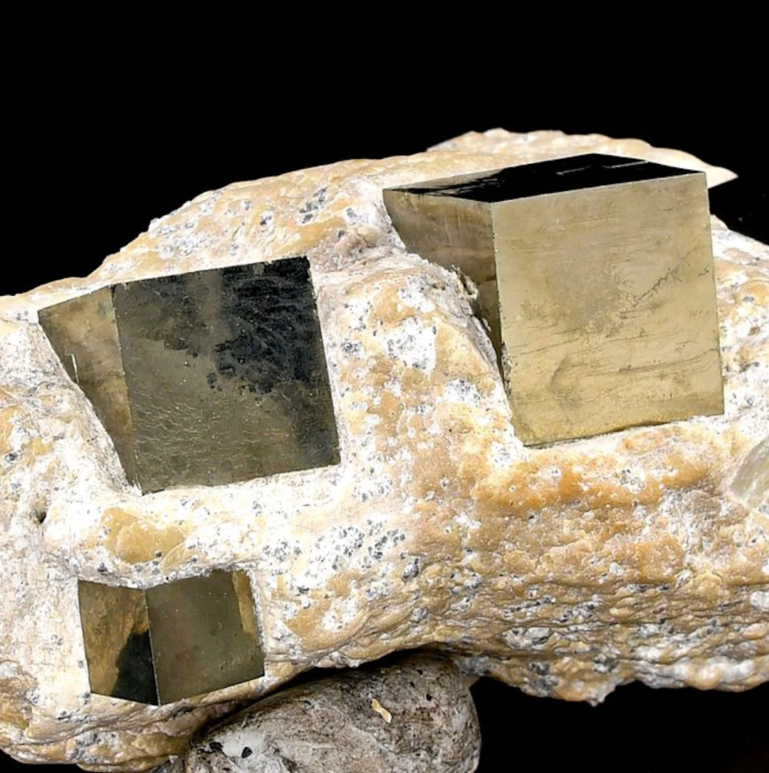 Wonderful perfect cubic Pyrite from the famous spanish...