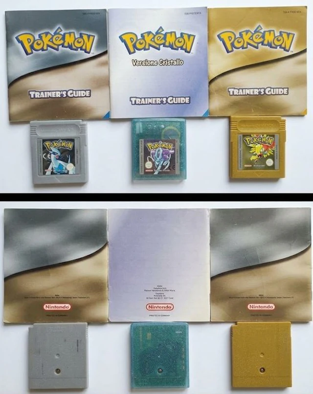 Nintendo - Gameboy Color - ​Nintendo Game Boy - Trilogia Pokémon (Oro