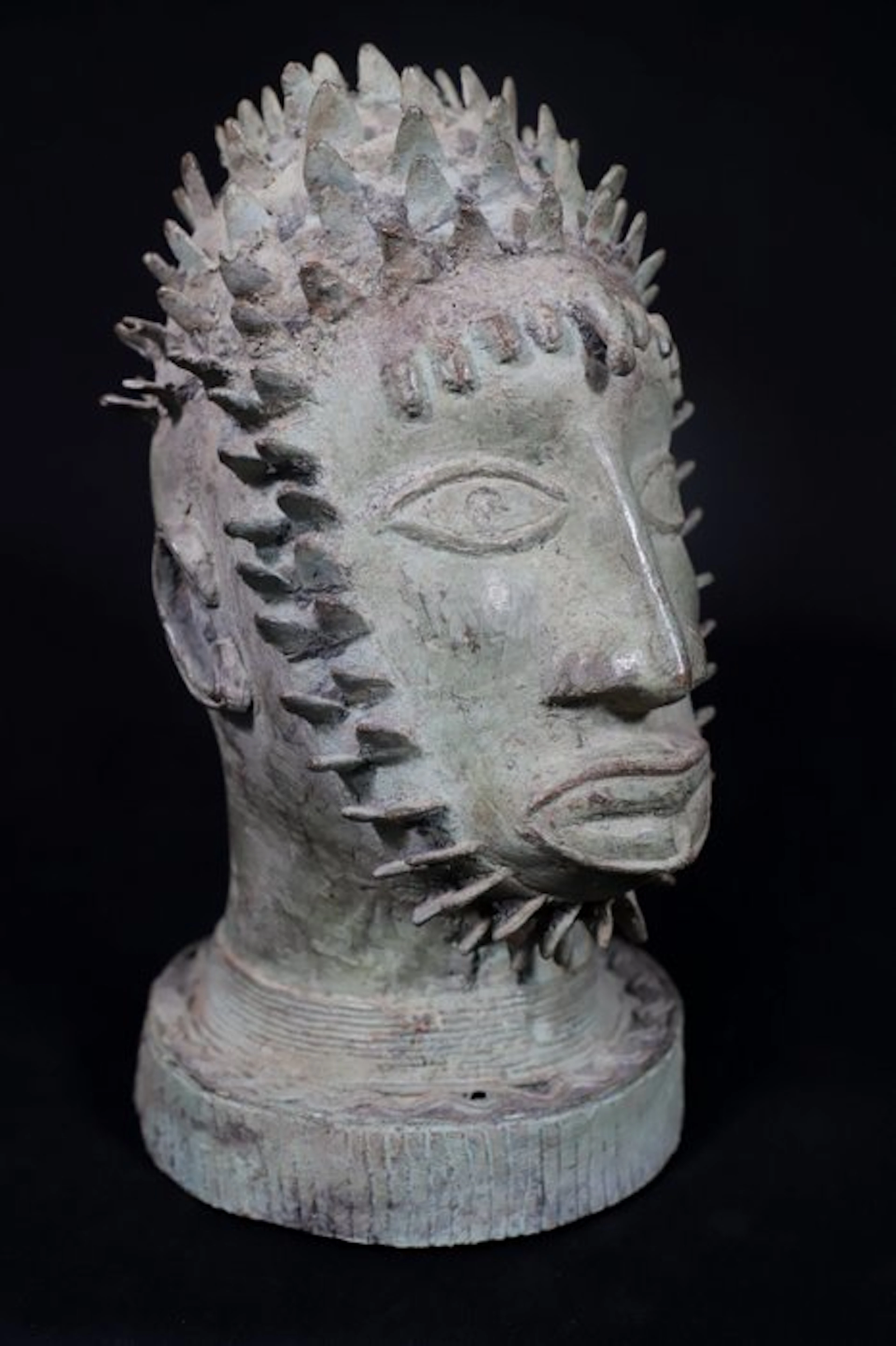 Figure - Superb Ife Head - 30 cm - Benin
