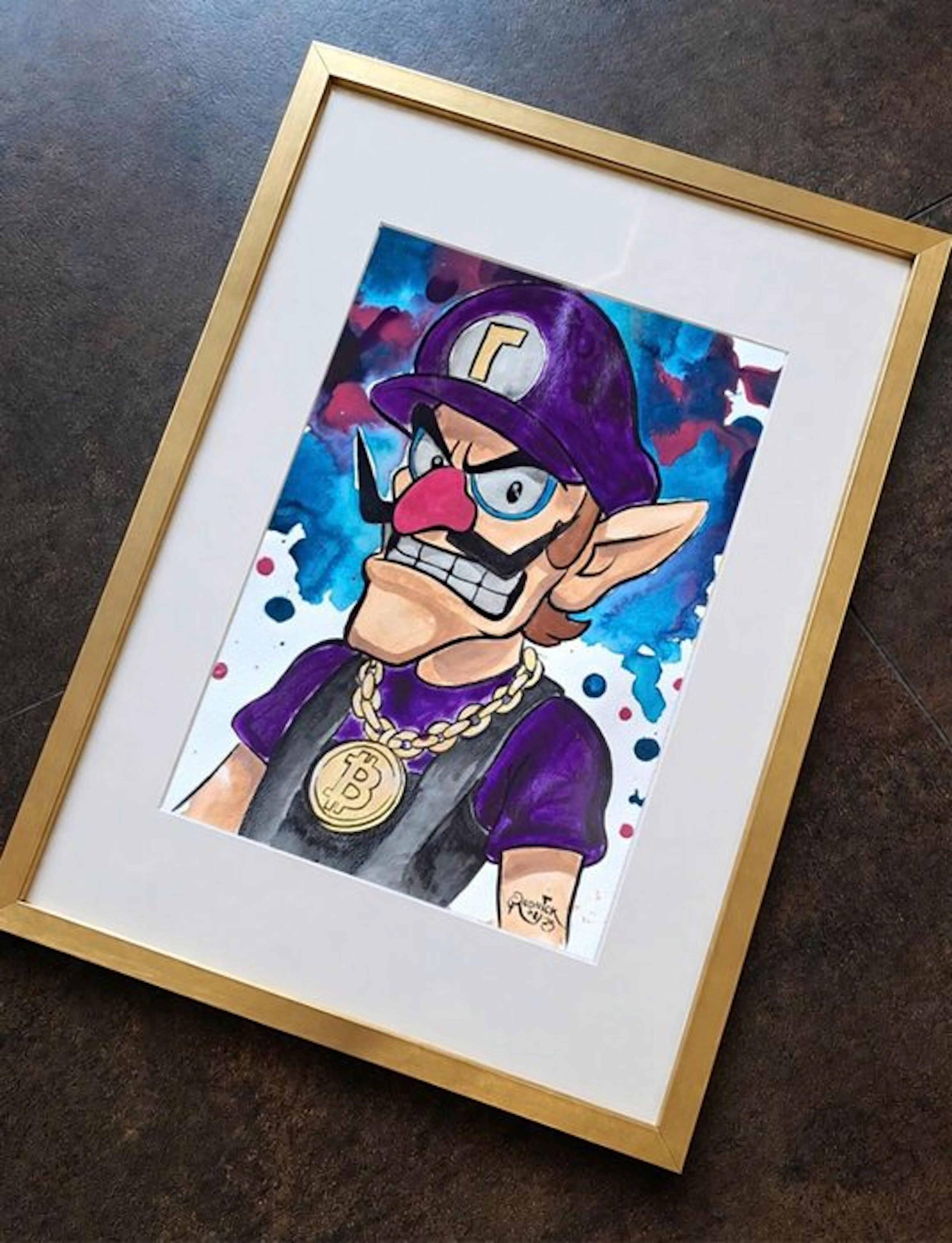 Video game figure WAR LUIGI X BITCOIN BTC X CRYPTO...
