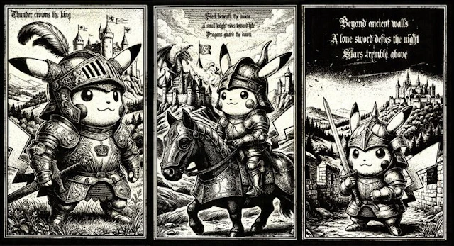 Æ (XX-XXI) - BUNDLE!! Pikachu: Knights of the Thunder...