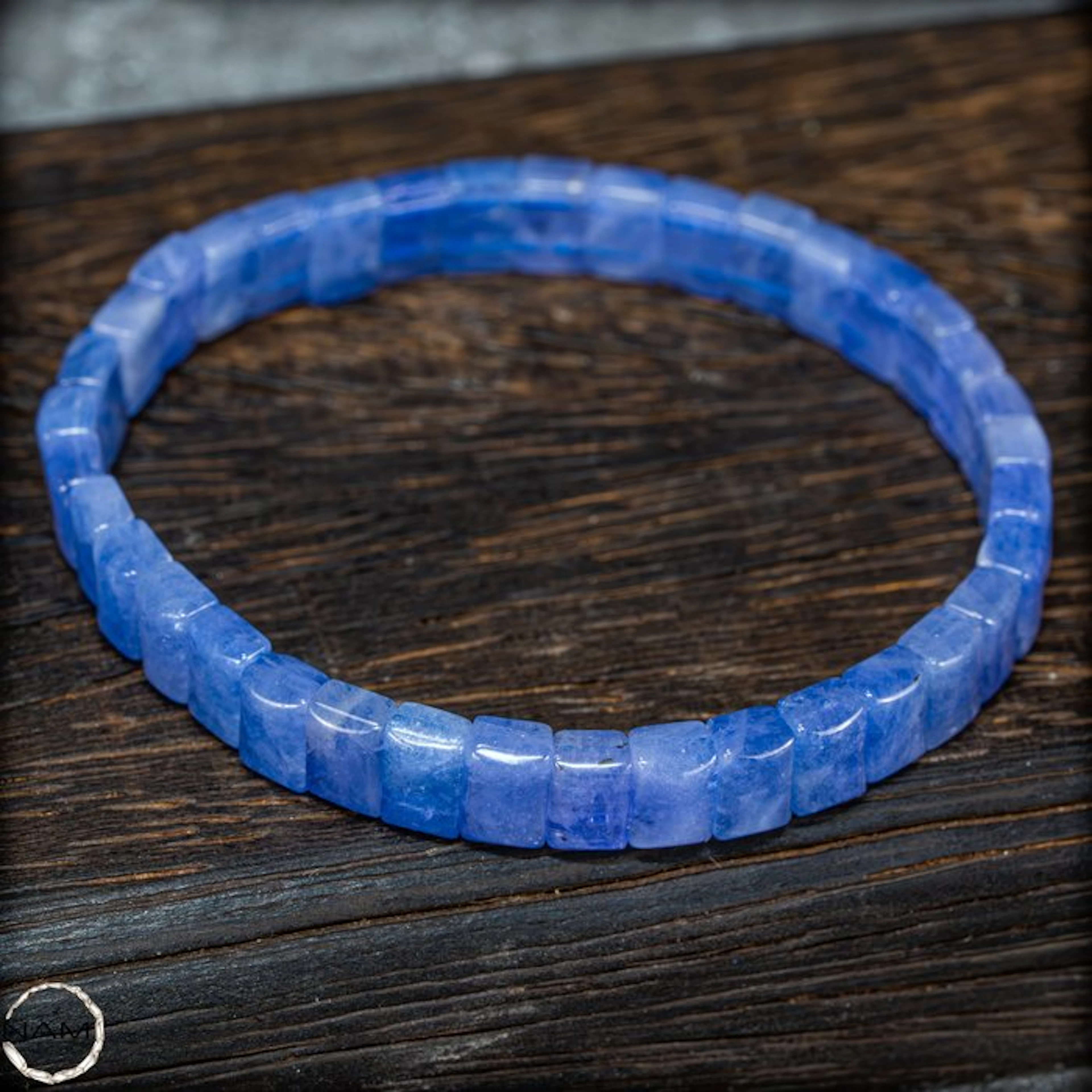 Very Rare Natural Deep Blue Tanzanite Crystal Bracelet 63.40 ct- 12.68 g