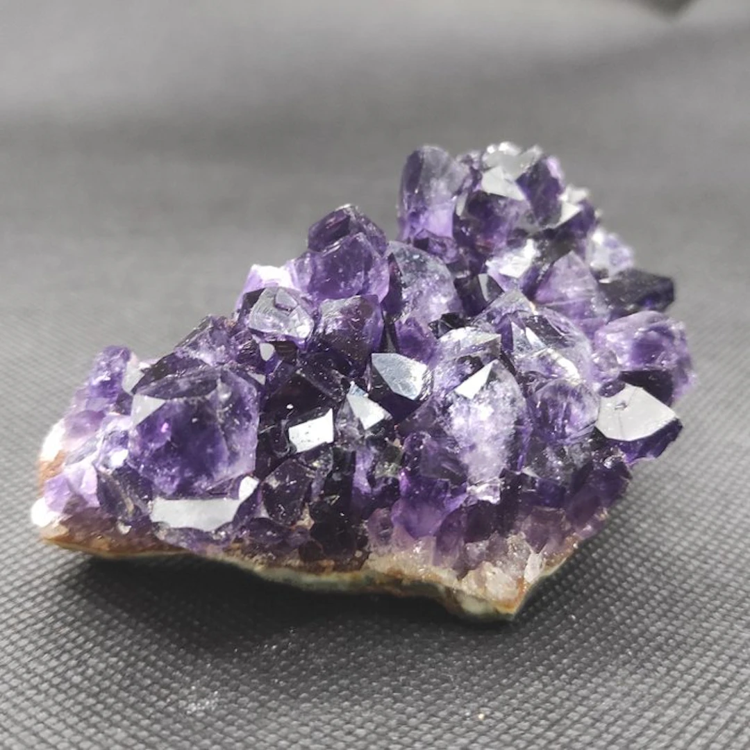 Amethyst Drusa - Height: 6 cm - Width: 6 cm- 220 g - (1)