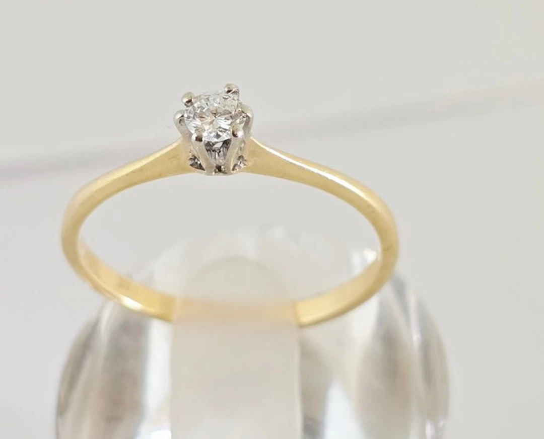 No reserve price - Ring - 18 kt