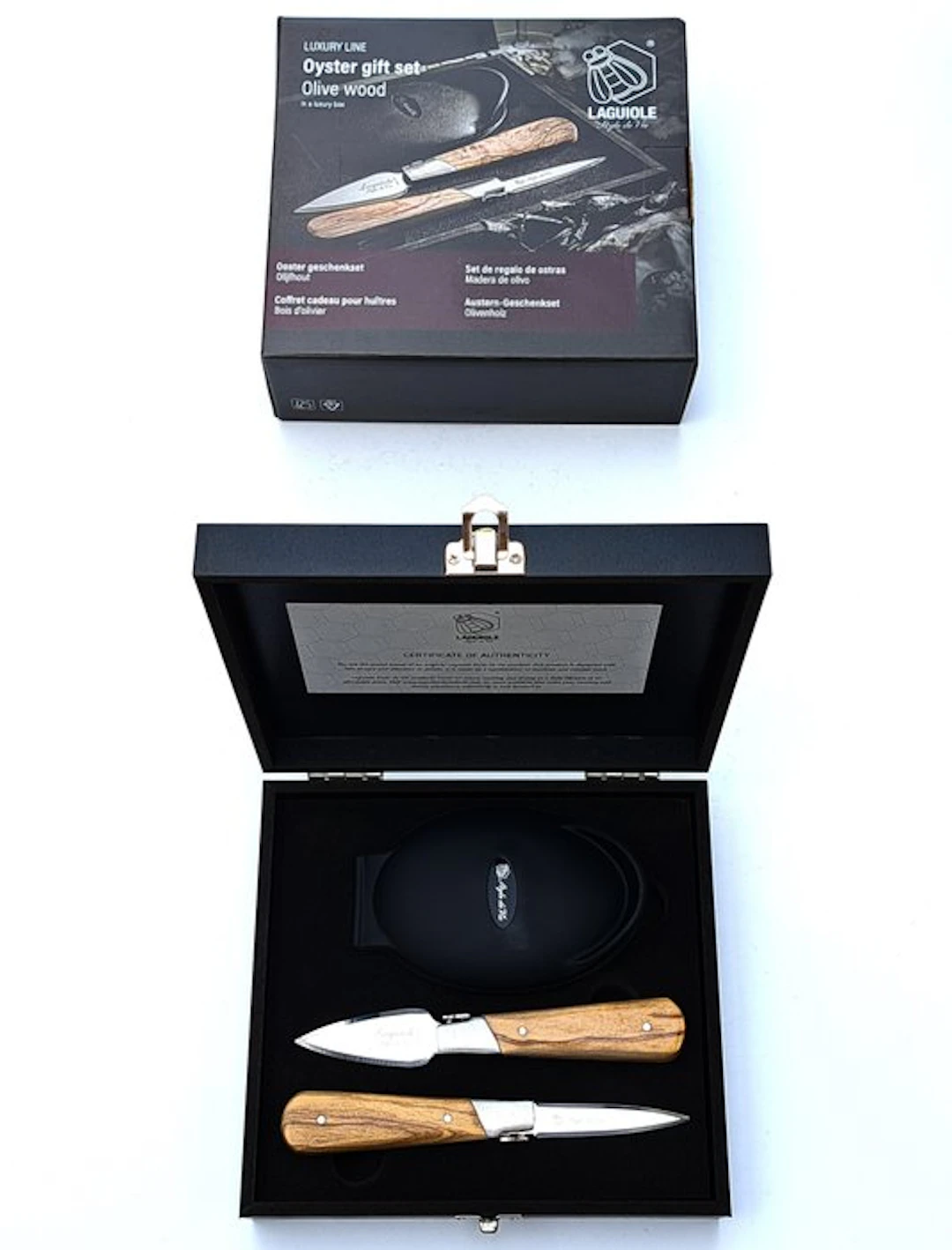 Laguiole - Oyster Gift Set - 2 Oysters knives and an...