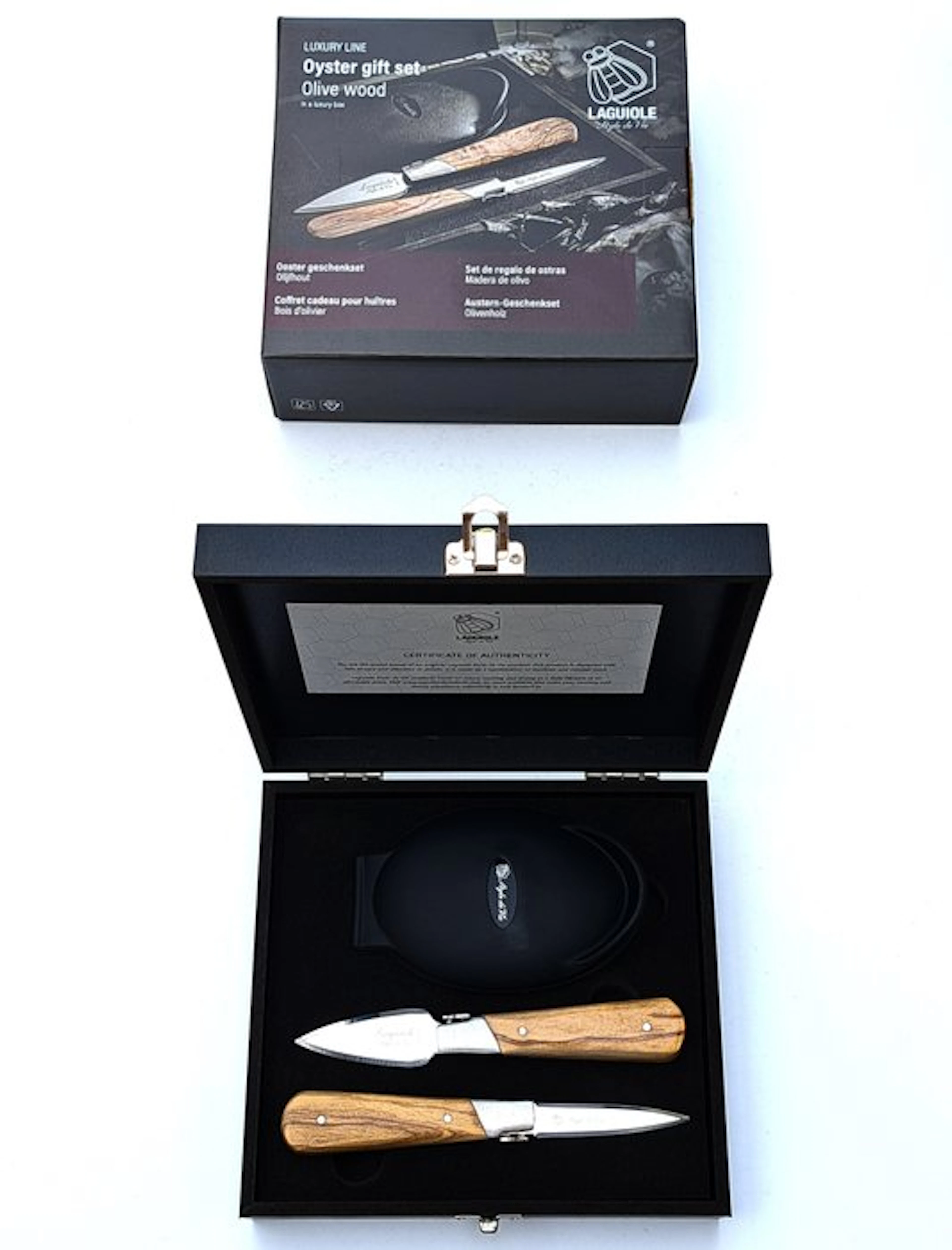 Laguiole - Oyster Gift Set - 2 Oysters knives and an...