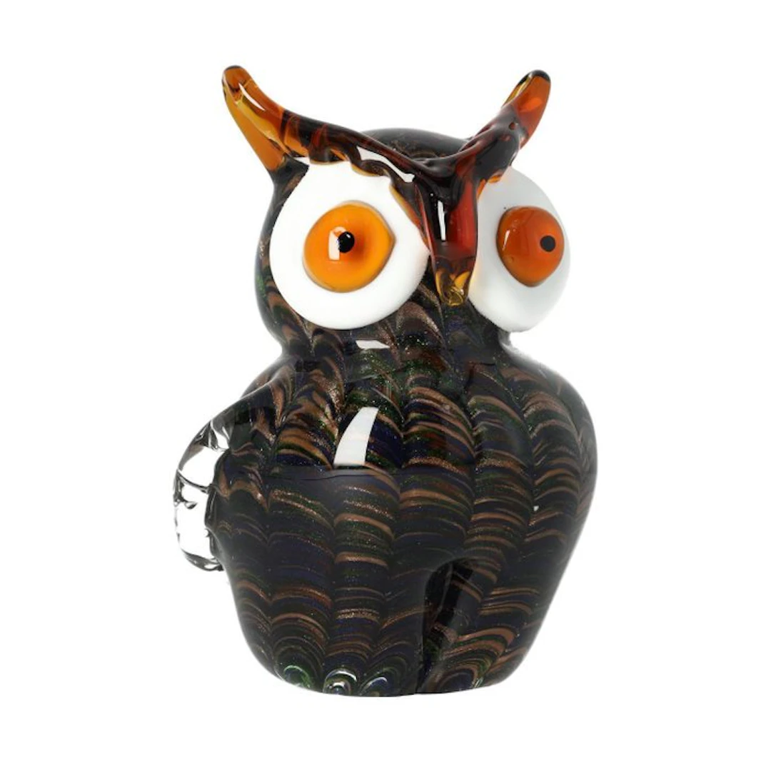Figurine - Owl - Glass