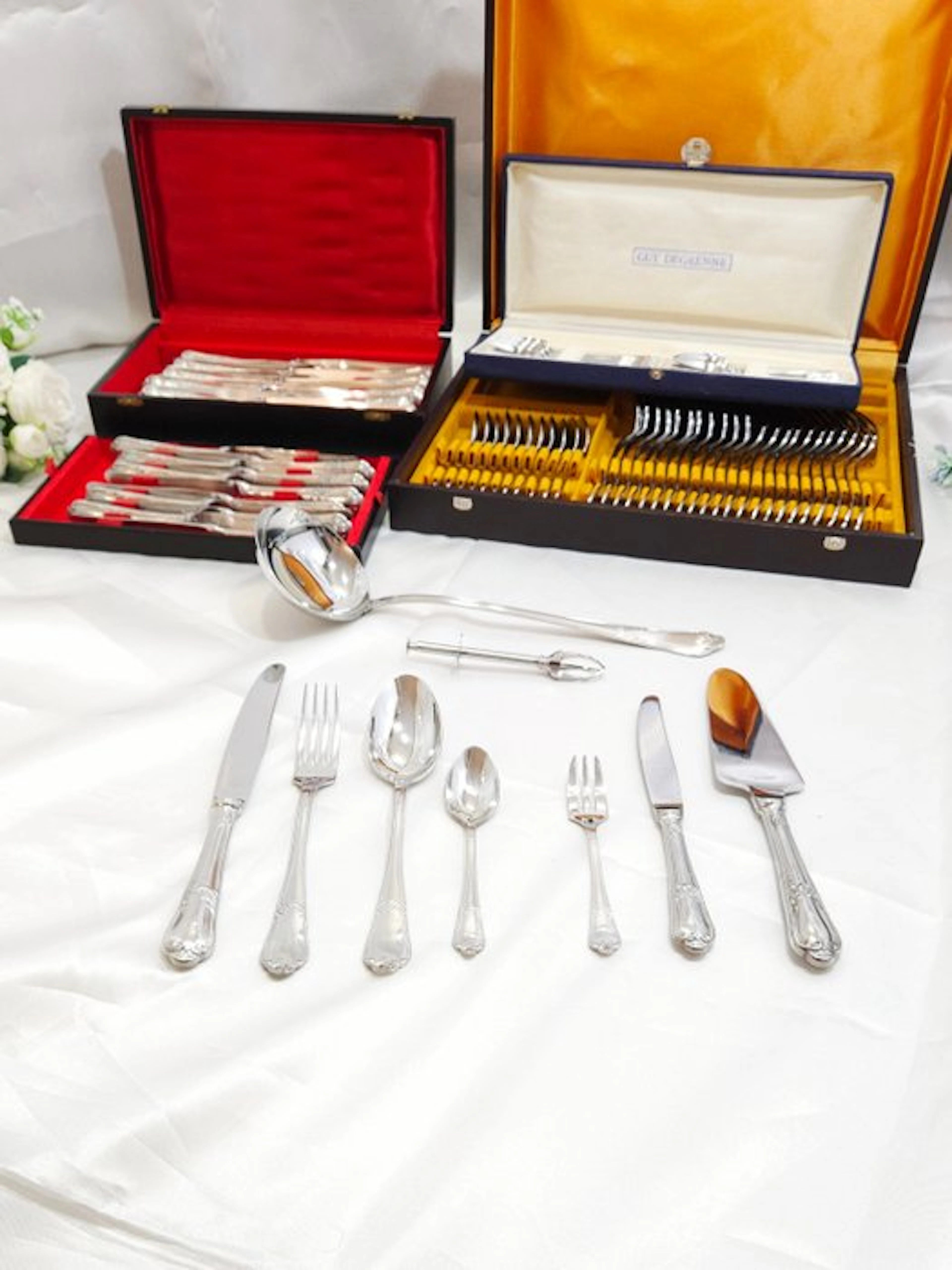 Guy Degrenne - Cutlery set (75) - Louis XV - 18-10 stainless steel