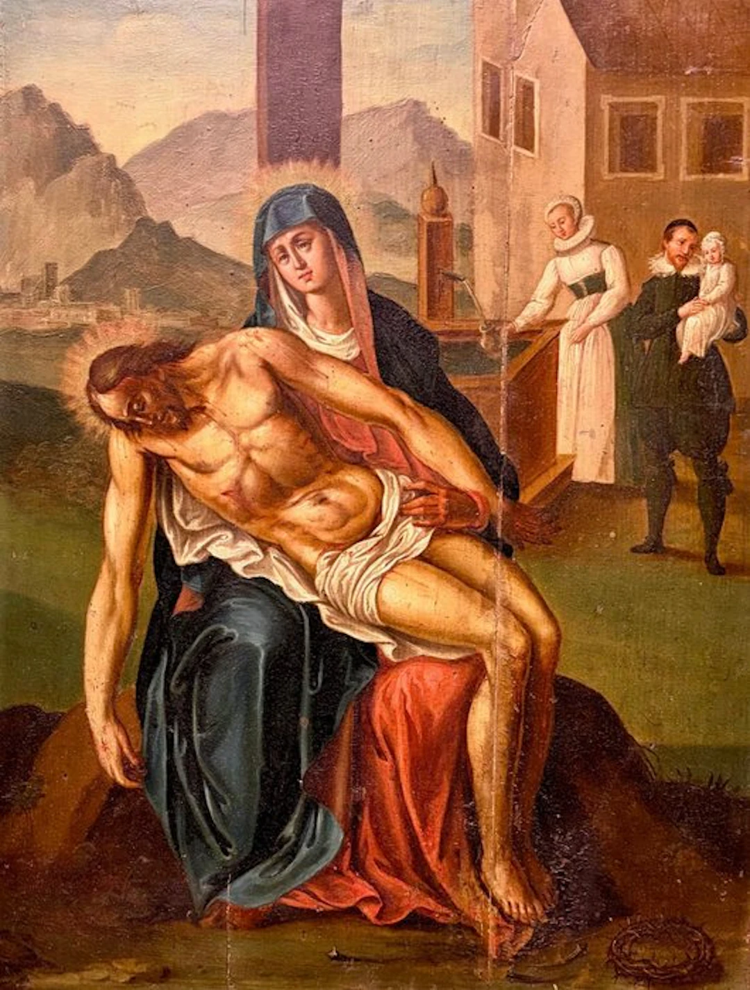 Scuola fiamminga (XVIII) - Pietà con la Vergine e...