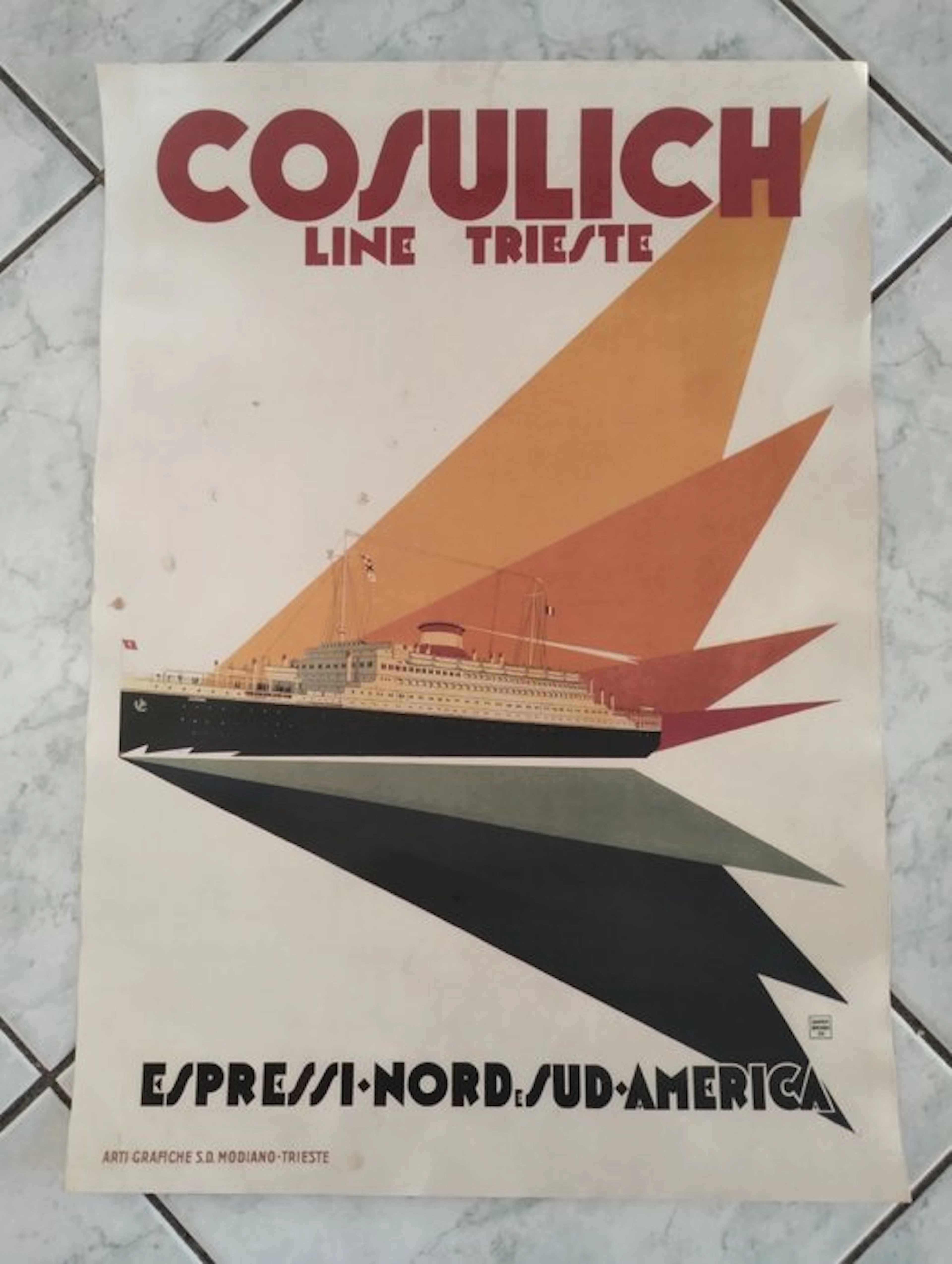 Diego Santambrogio - Cosulich Line Trieste - 1970s