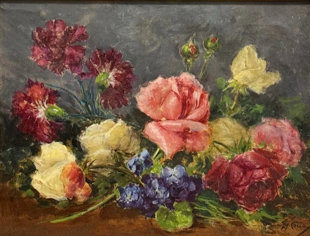 Giuseppe Alberto Cocco (1879-1963) - Fiori - NO RESERVE