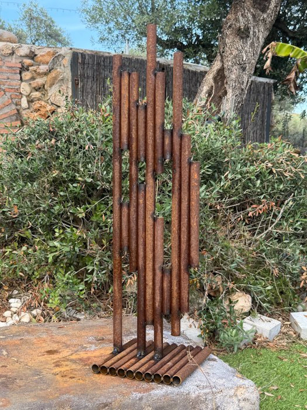 Ana Lucia B.M - Sculpture Corten - XL - No Reserve