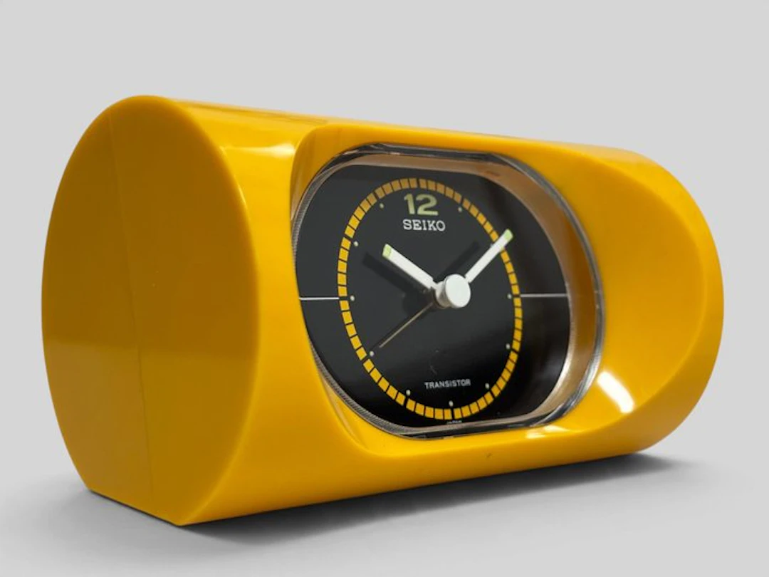 Desk clock - Seiko セイコー LP-214 – 1970s Japanese Space Age...