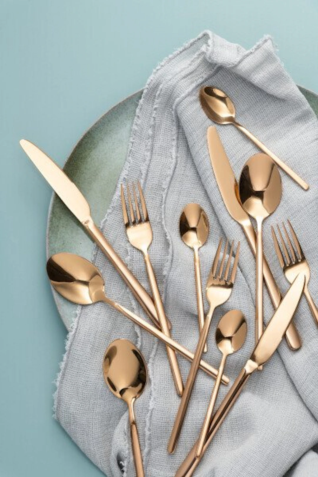 Cutlery set (24) - stainless steel - Rose Gold