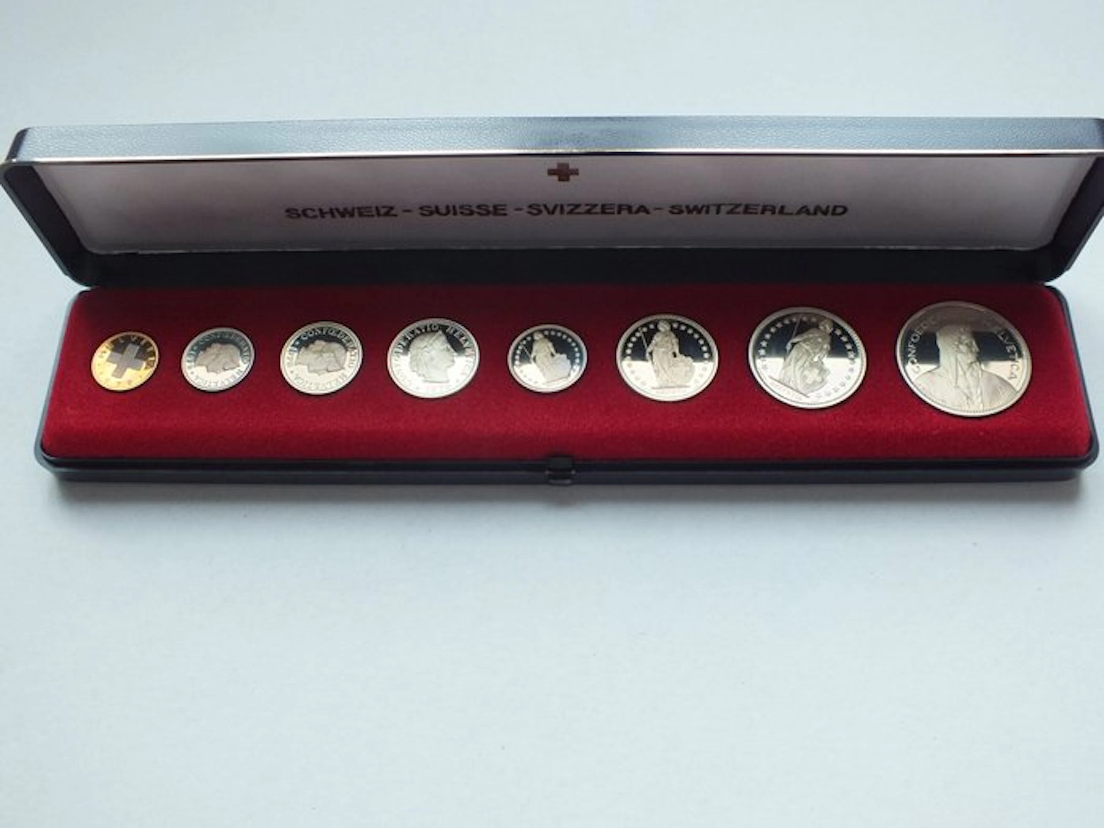 Switzerland. Set di monete proof del 1979 prova, 8 coins (No reserve price)