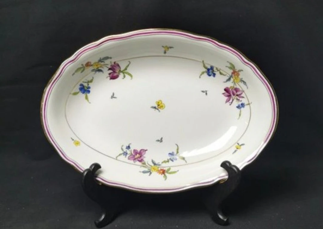 Meissen - Dish - Piatto - Creamware - Dish