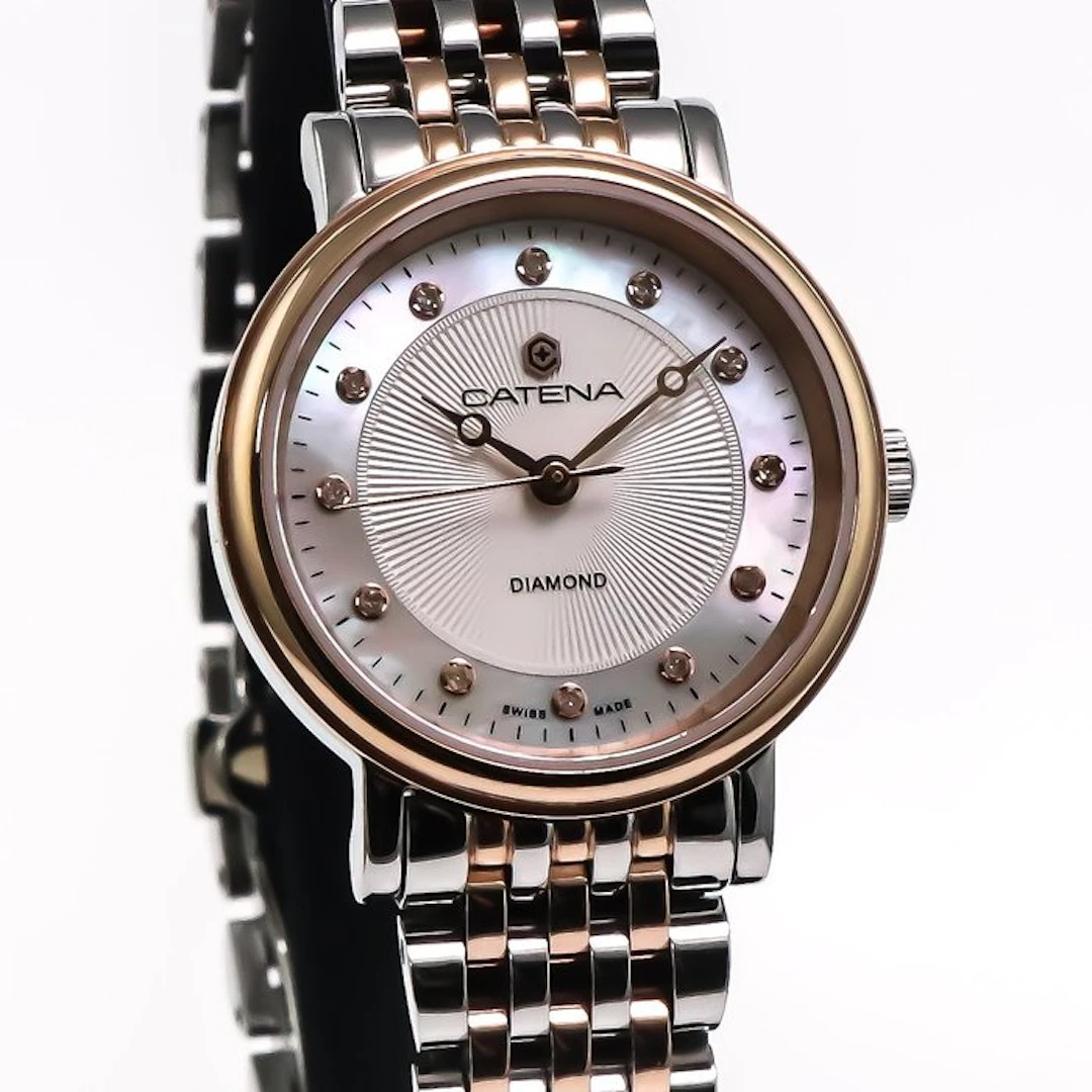 Catena - Diamond Swiss Made Watch - CAD024-4FM - No...