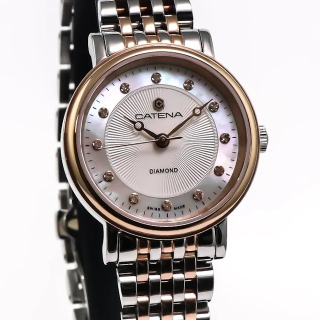 Catena - Diamond Swiss Made Watch - CAD024-4FM - No...