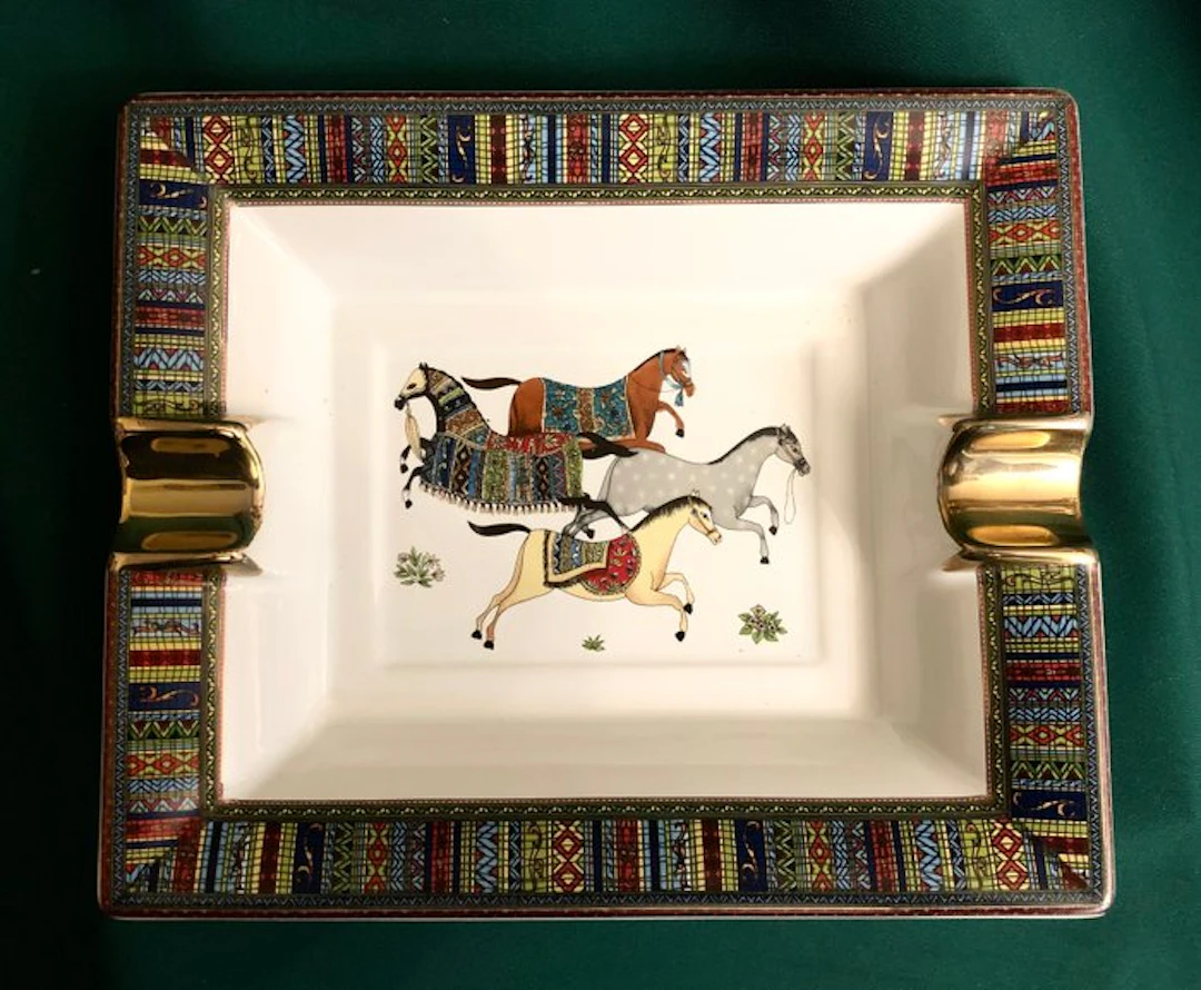 Ashtray - An equestrian