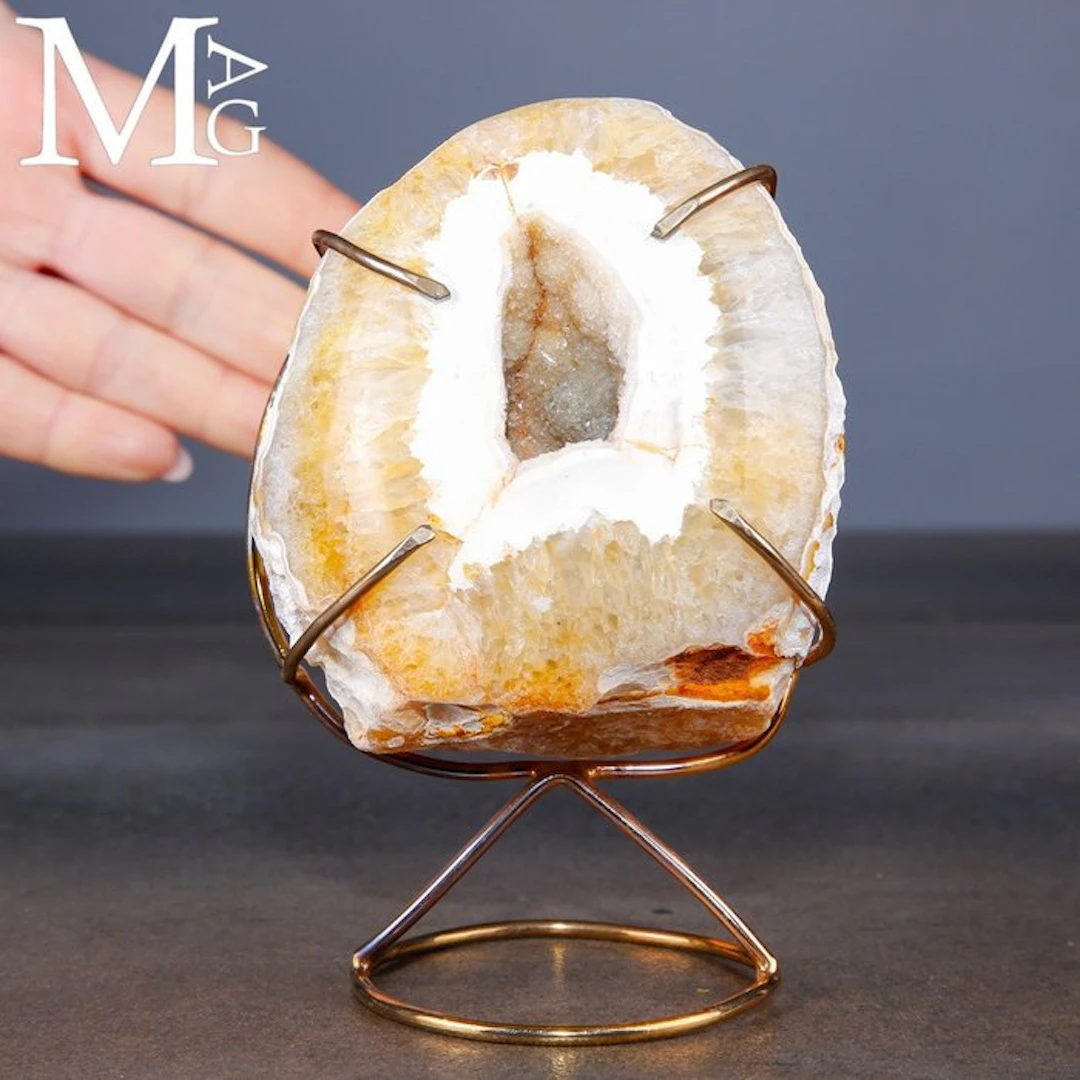 Natural Mineral Geode with Wonderful Inner...