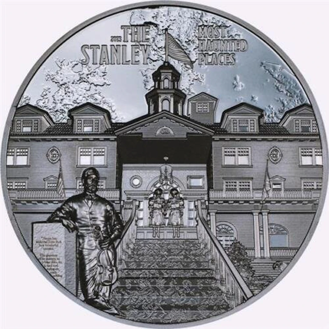 Cook Islands. 10 Dollars 2023 Black Proof - The STANLEY - 2 Oz with COA and BOX