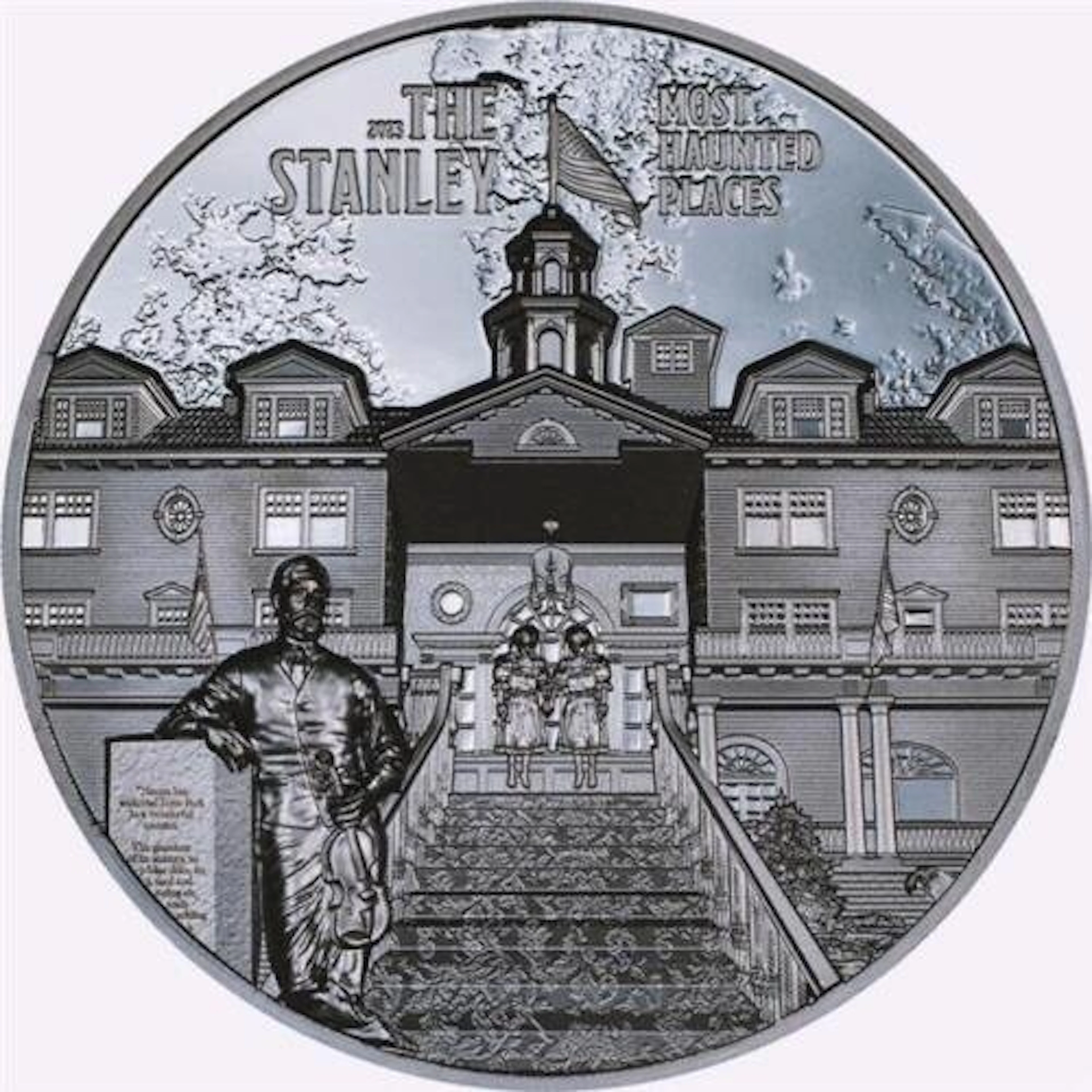 Cook Islands. 10 Dollars 2023 Black Proof - The STANLEY - 2 Oz with COA and BOX