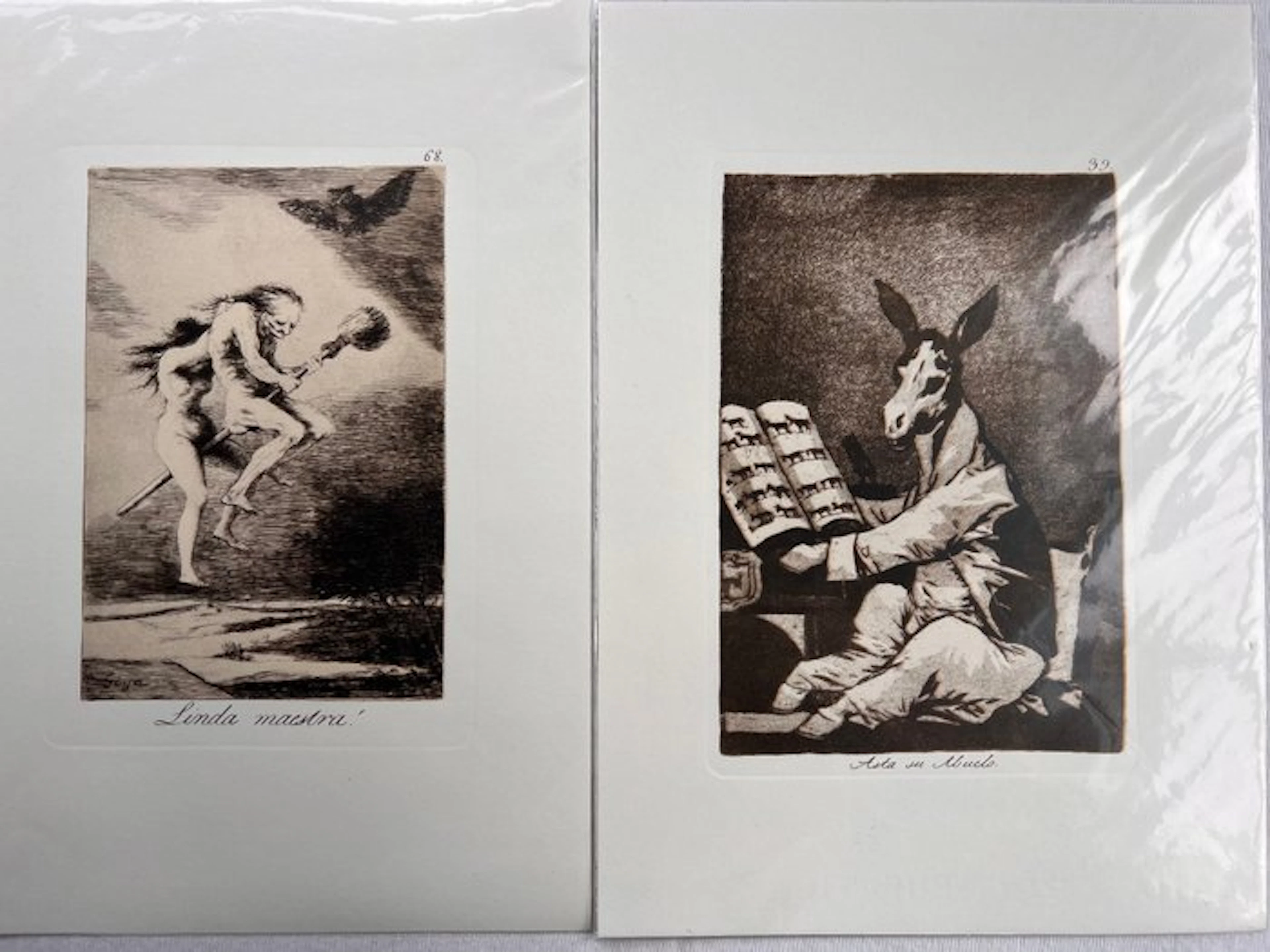 Francisco De Goya (1746-1828) - Two prints - Caprichos Blatt #68, Blatt #39