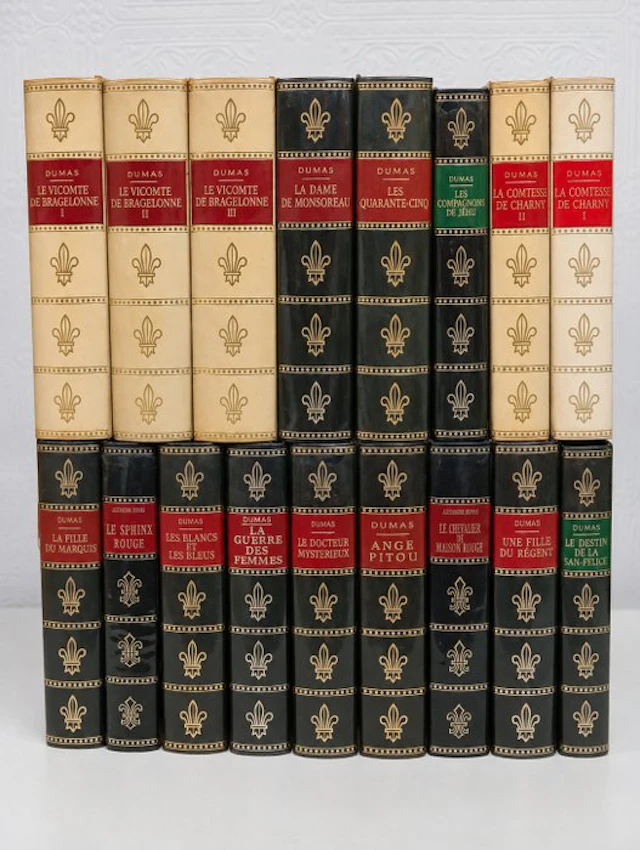 Alexandre Dumas - Lot de 17 volumes d’Alexandre Dumas – Éditions Baudelaire
