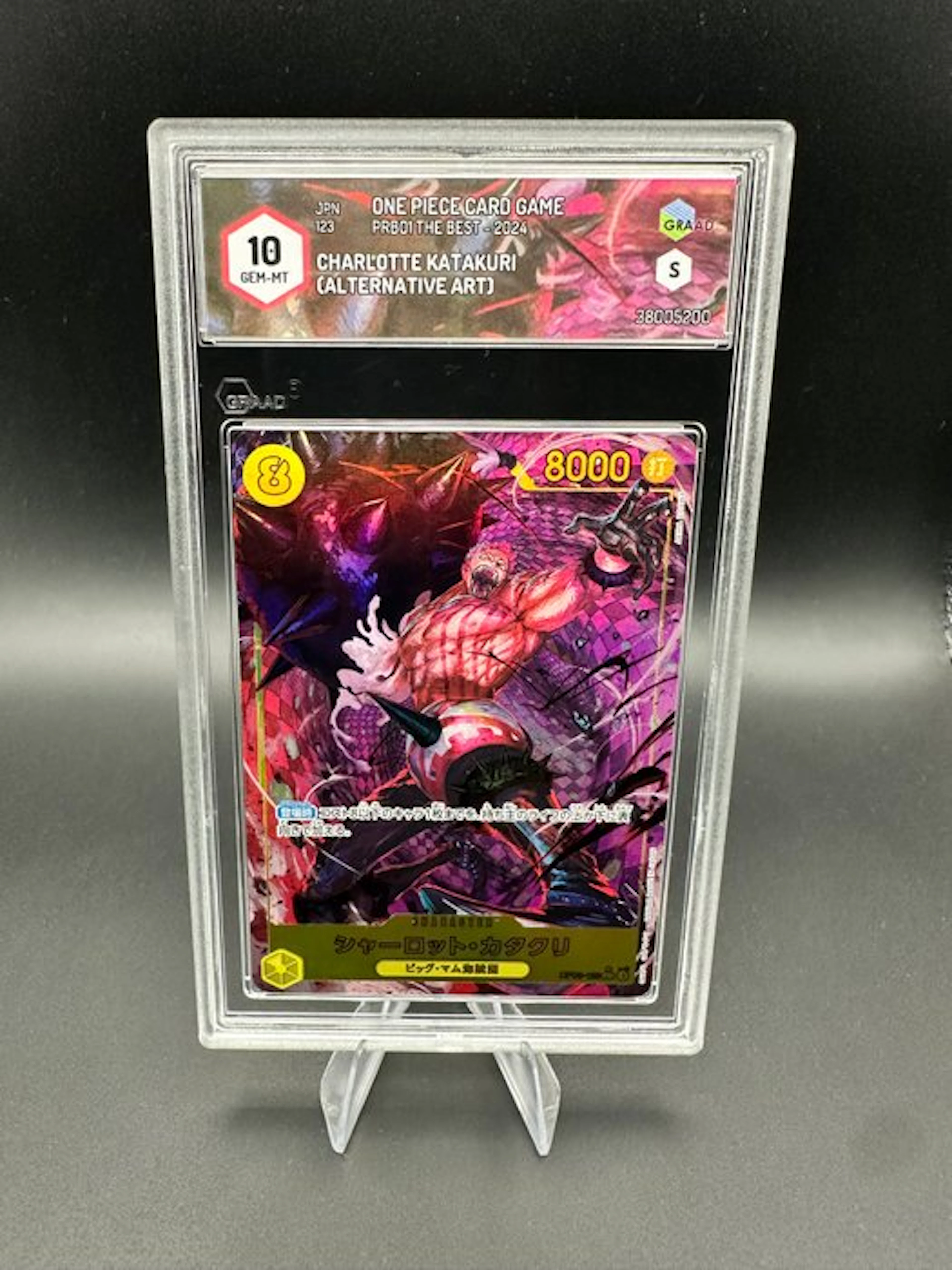 One Piece - 1 Graded card - Charlotte Katakuri OP03-123 Alternate art