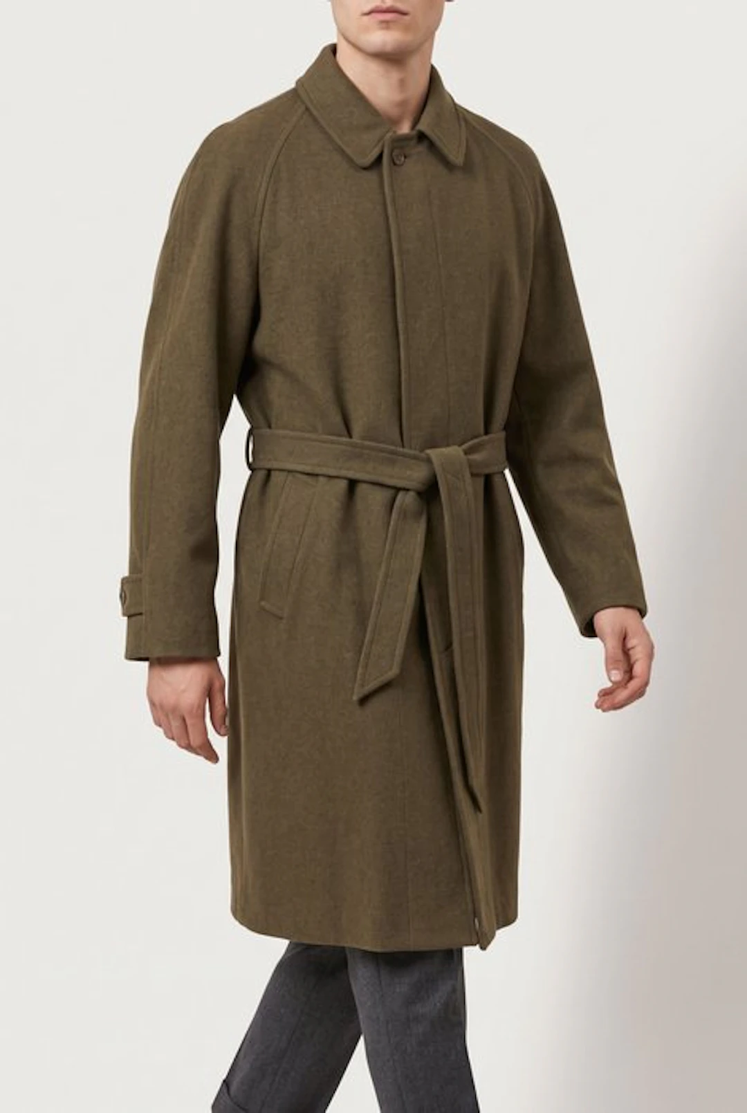 Burberry Wool & Alpaca Belted Coat - Cappotto UOMO - Vintage - Coat - Vintage