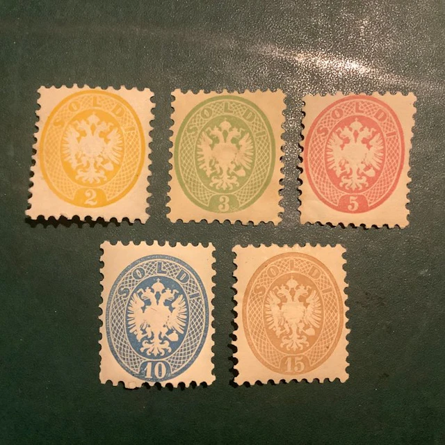 Italian Ancient States - Lombardo Veneto 1864/1865...