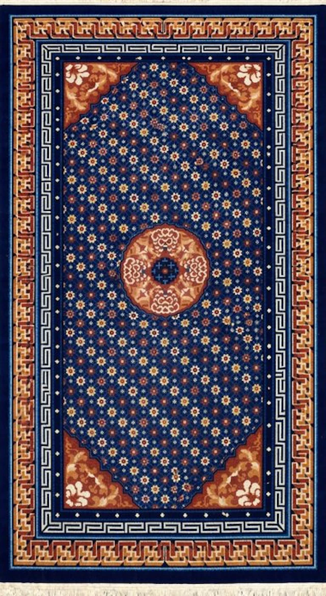 Antique Pékin Beijing Chine : 1.20 x 2.15 Mètres - Rug - 215 cm - 120 cm