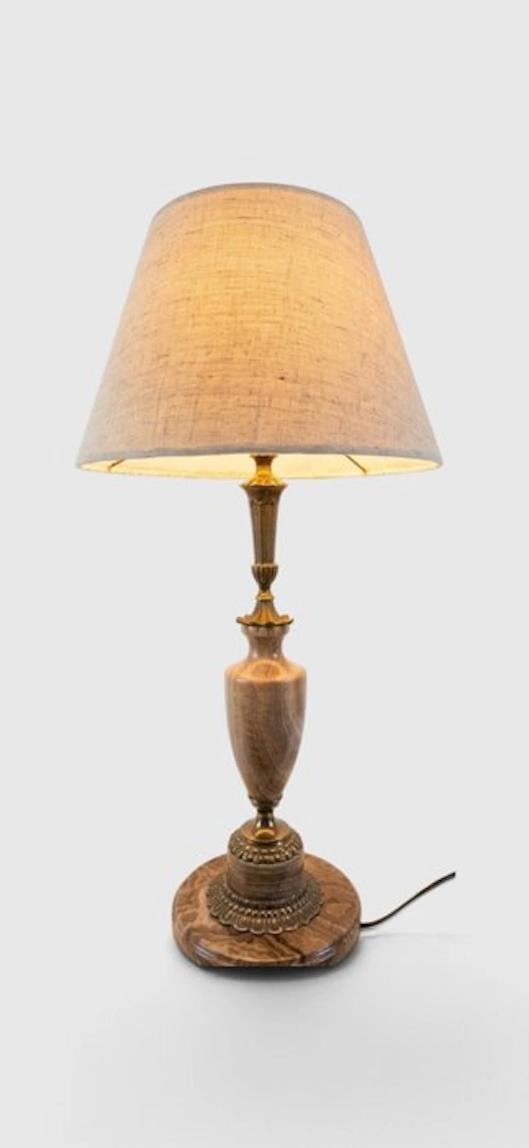 Table lamp - Patinated bronze - High-quality lamp