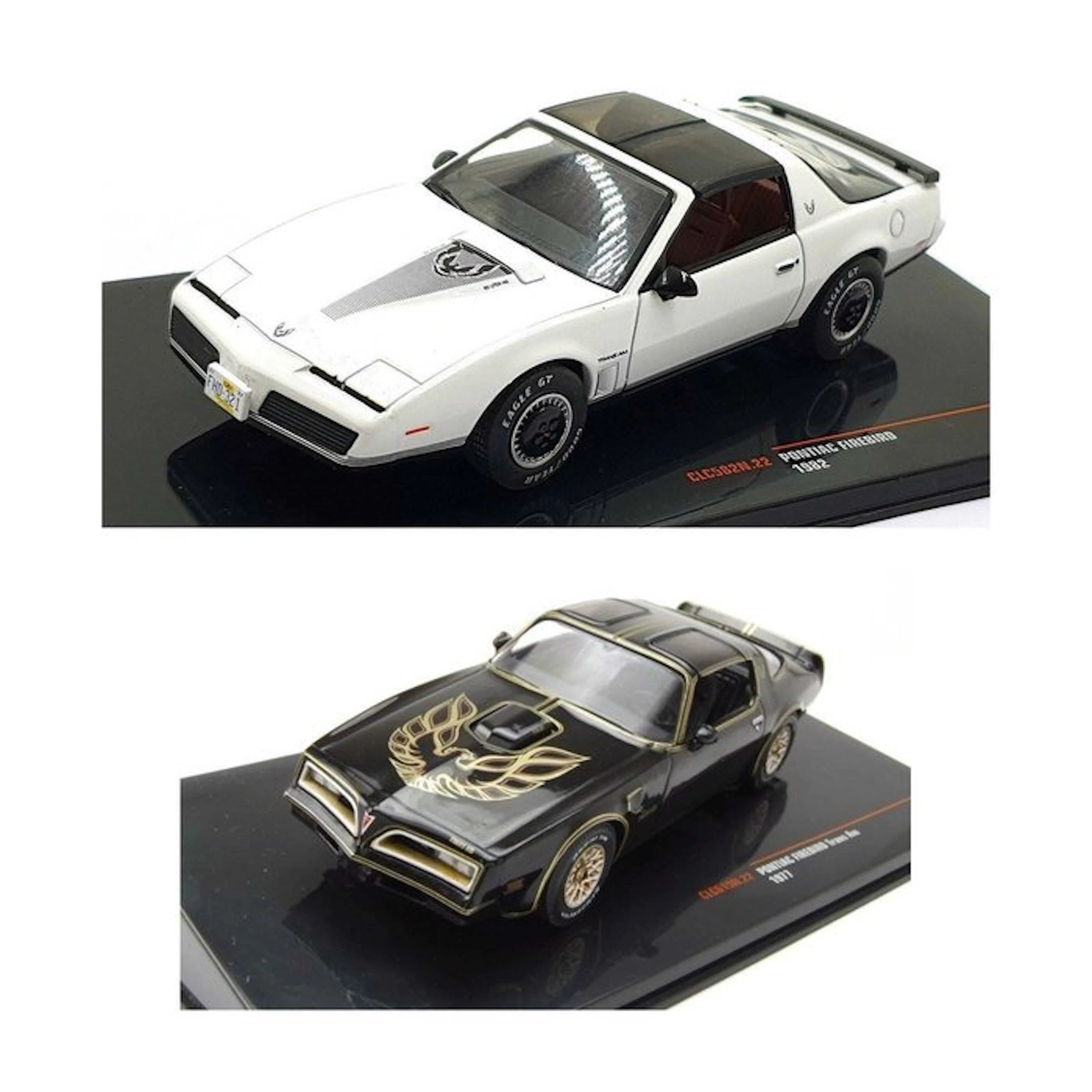 IXO 1:43 - Model car (2) - Pontiac Firebird Trans Am de...