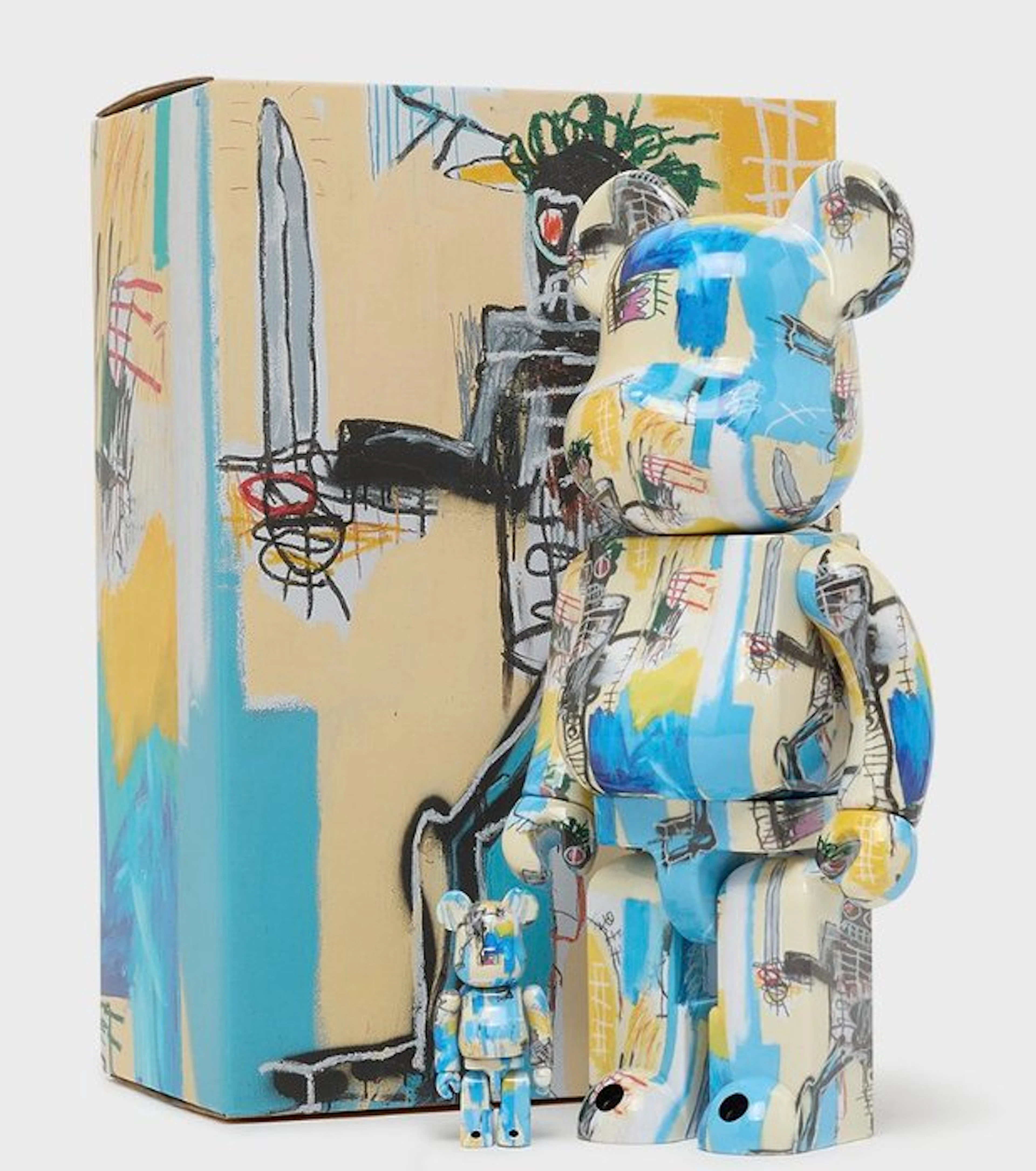 Medicom Toy - BE@RBRICK JEAN MICHEL BASQUIAT 400%&100% #12