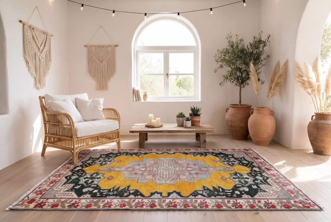 Bohemian vintage - Rug - 220 cm - 140 cm - with certificate