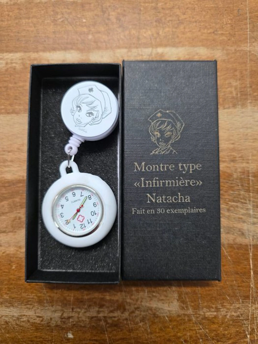 Document - Francois Walthery - Montre type infirmière Natacha - 2024