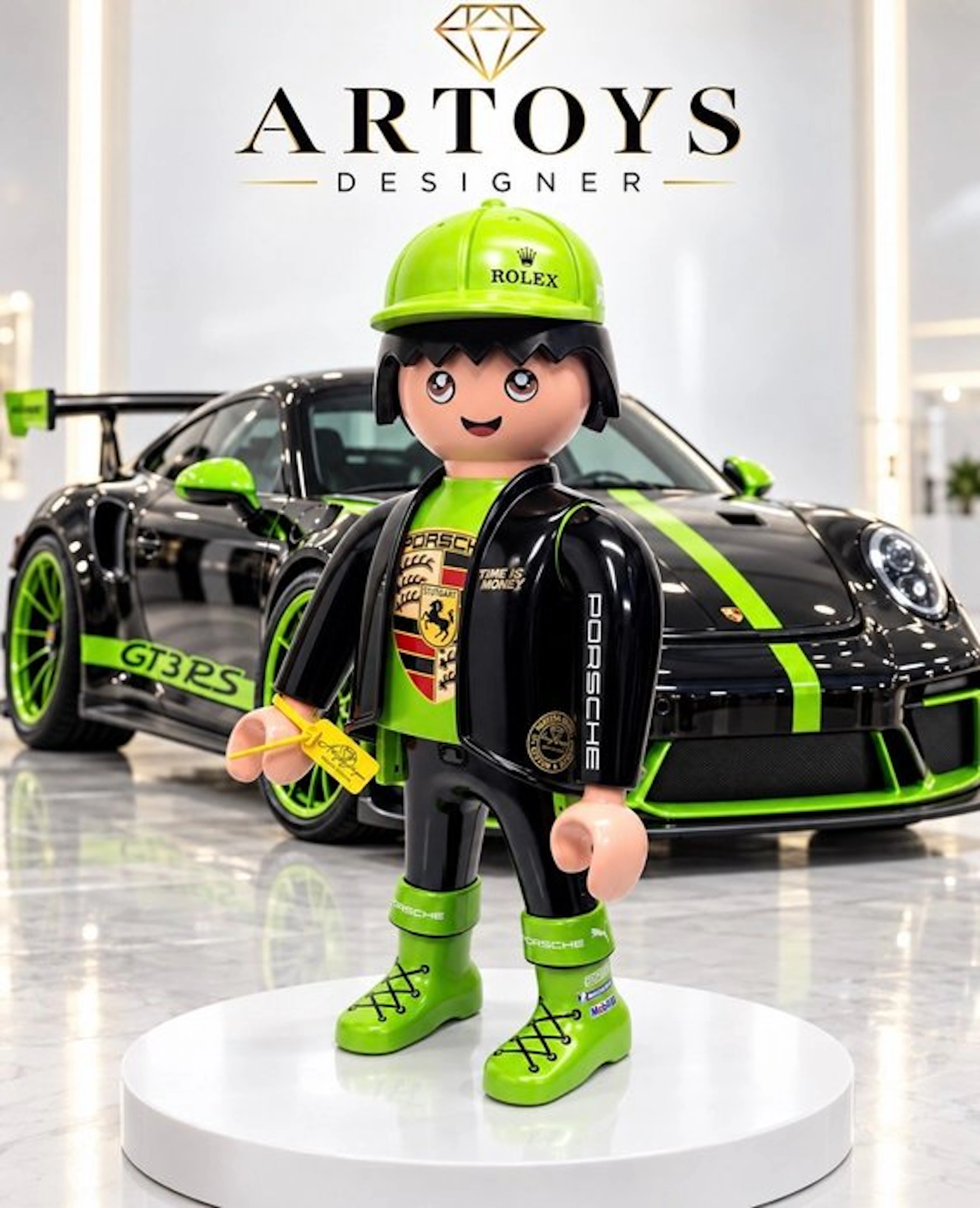 Sculpture: Playmobil