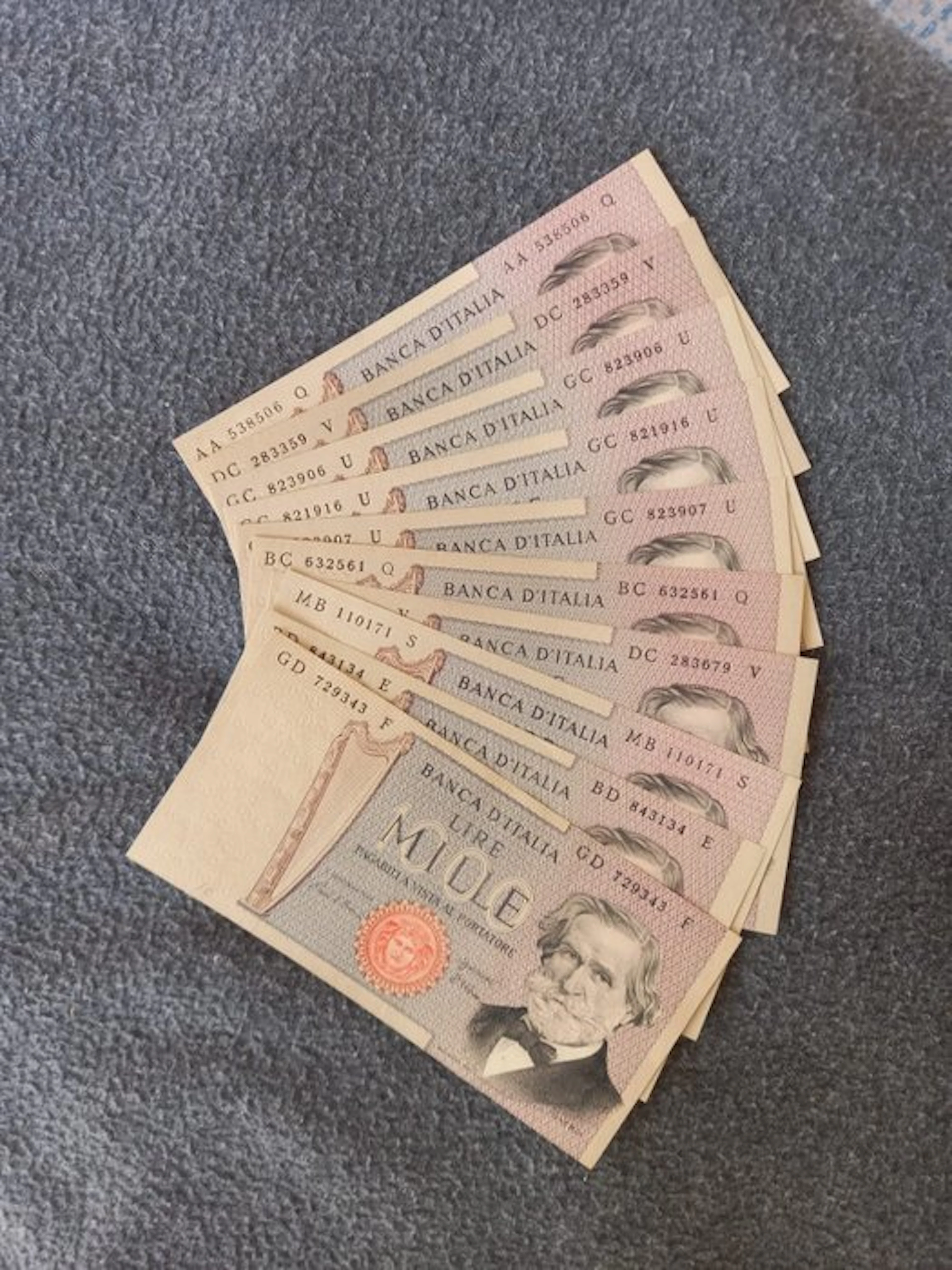 Italy. - 10 x 1000 Lire - Various Dates (No reserve price)
