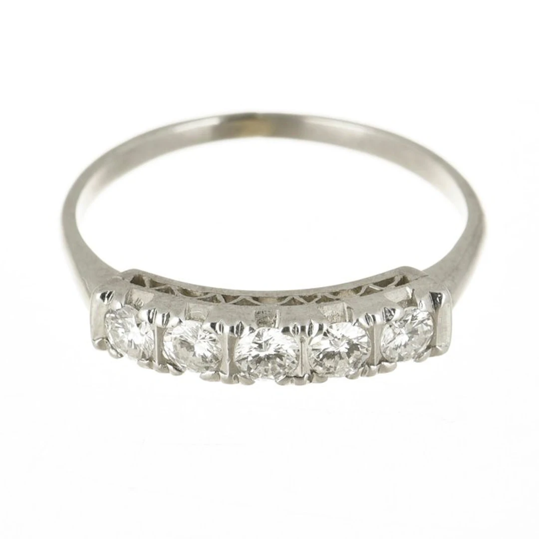 Ring Platinum Diamond (Natural)