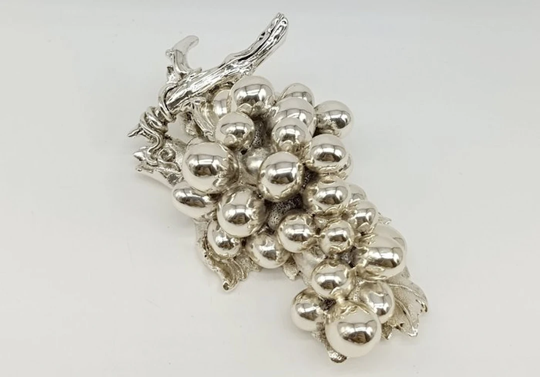 Marcello Giorgio - Figurine - Grappolo d'uva - silver-plated