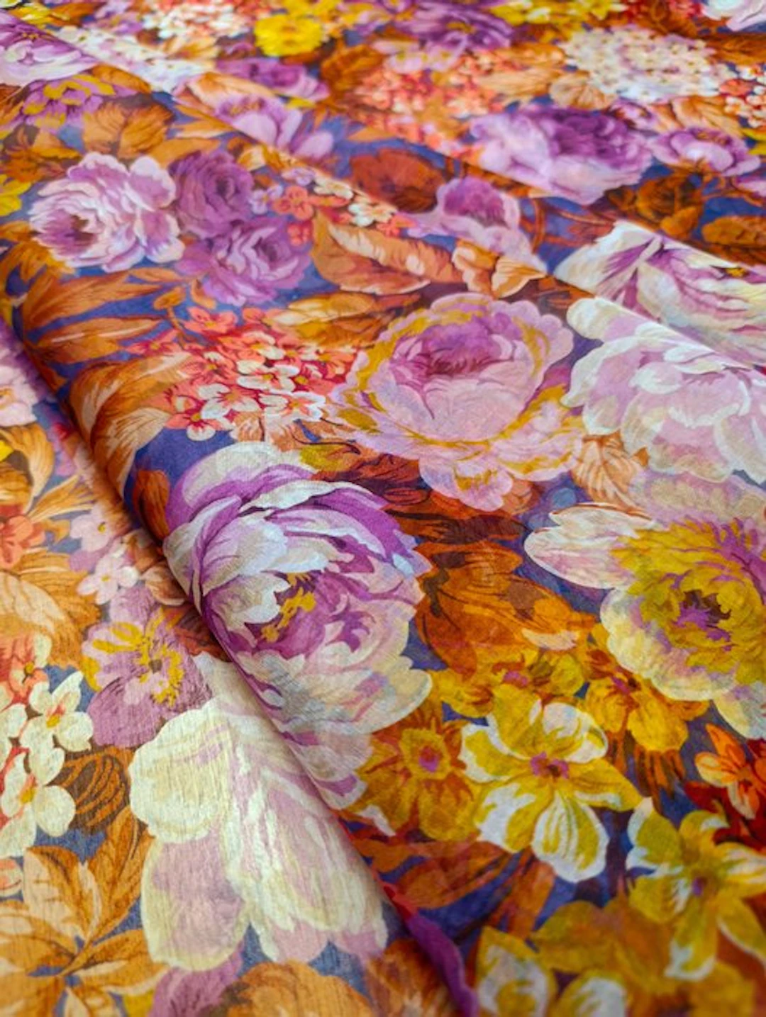 B632 - 500 x 130 cm - ​Organza di 100% Pura Seta –...