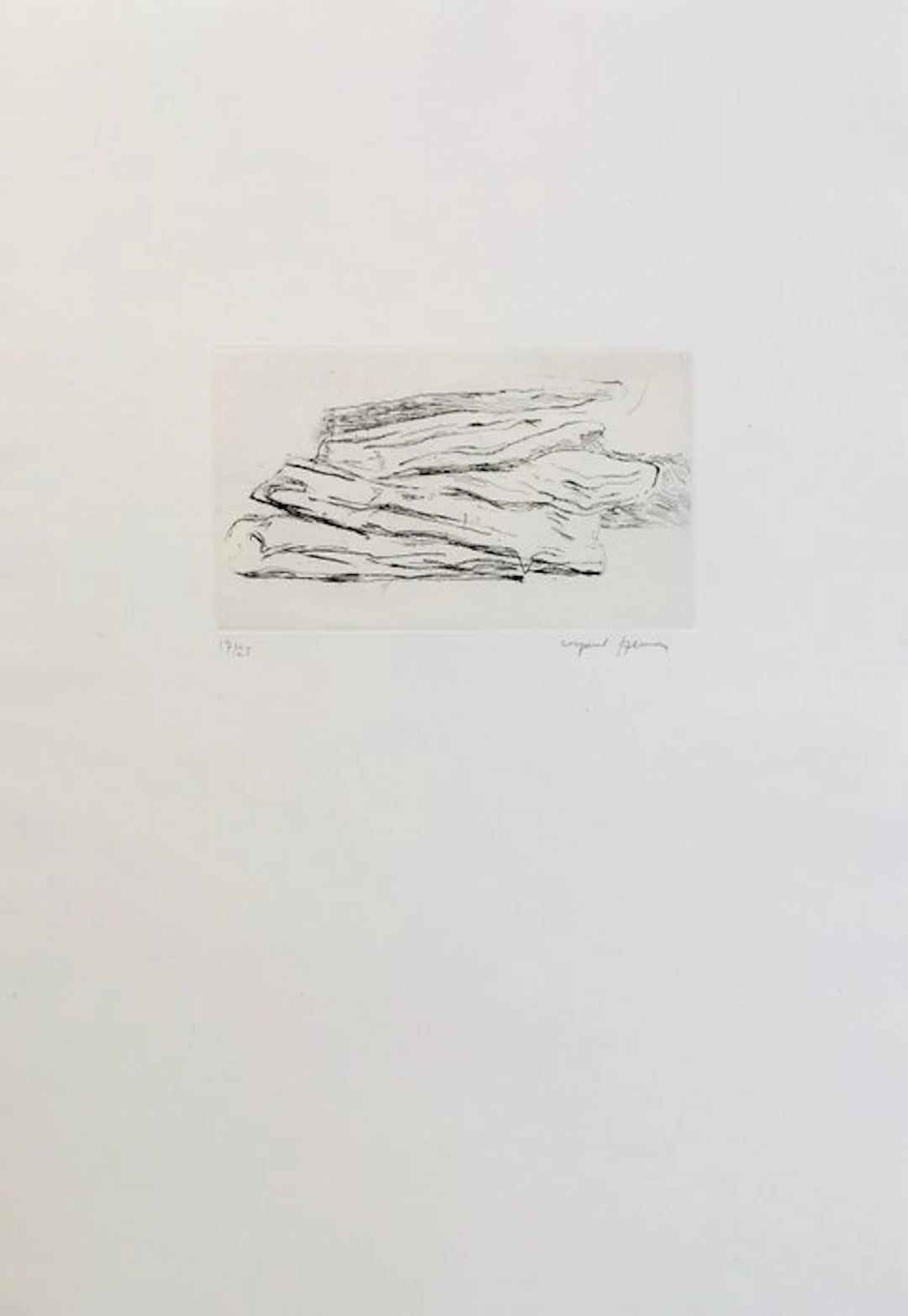 Arpad Szenes (1897-1985) - Le Livre des Livres - Gravure originale signée