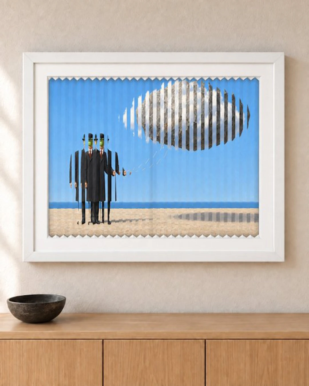 POPLEA - "Le poids des rêves" cinétique 3 en 1 Hommage à Magritte