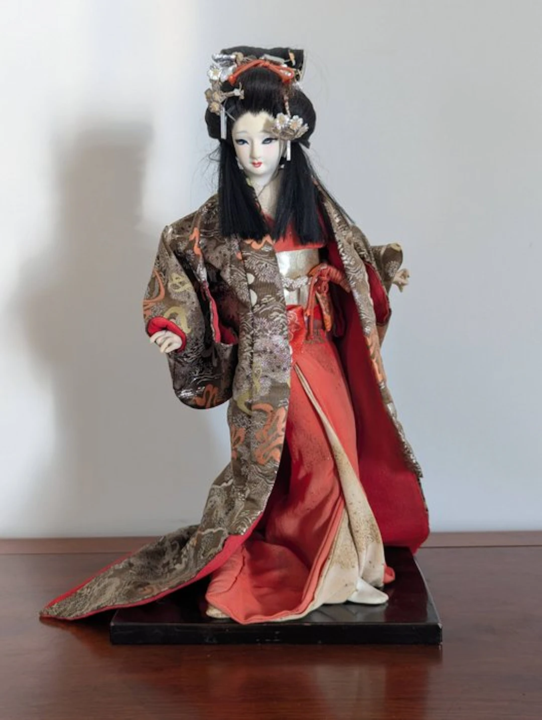 Figure - Japanese geisha - Textile - Japan (No reserve price)