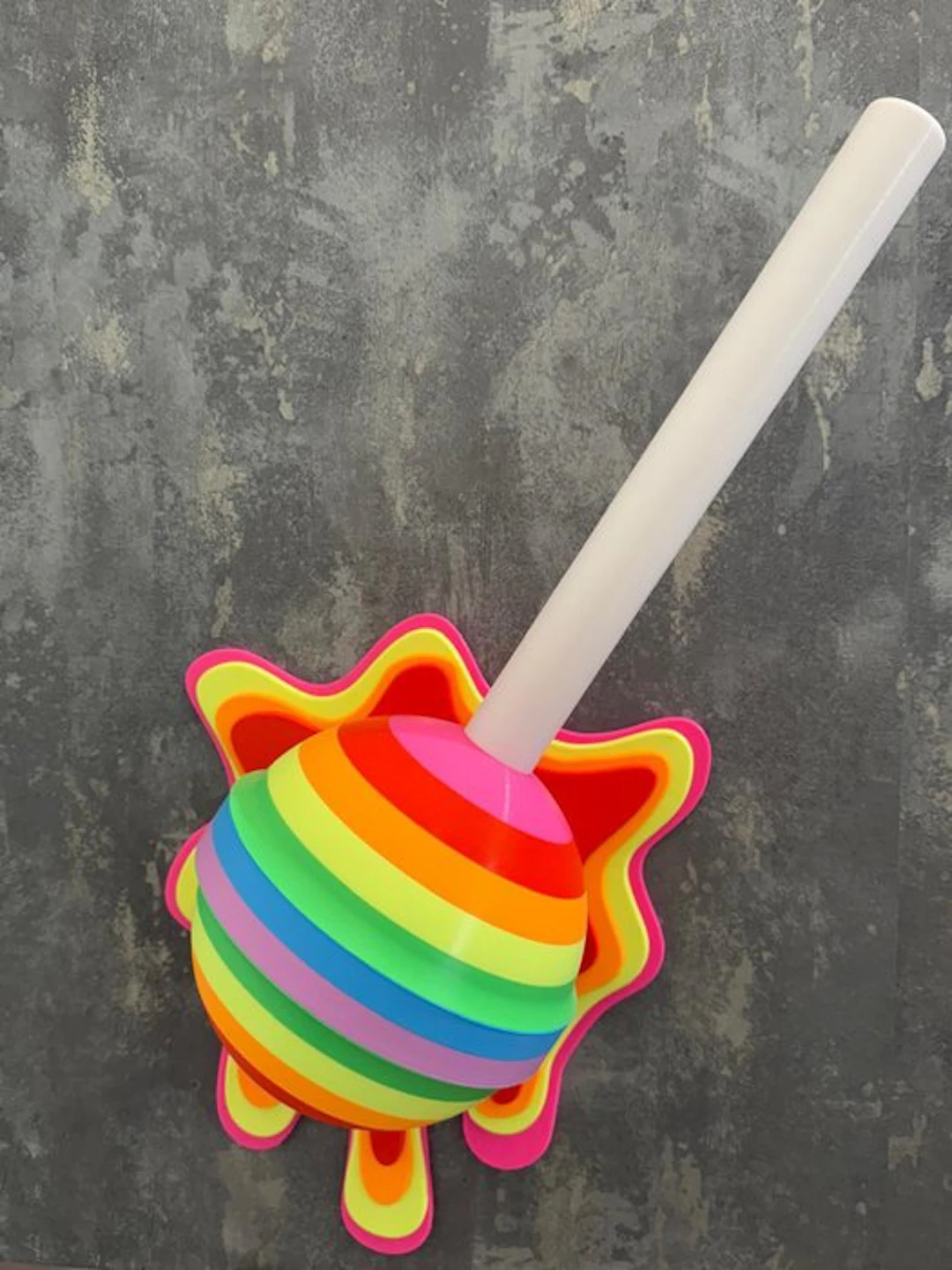 KIRAS - KIRASLOLLY - LOLLIPOP GIGANTE DA MURO ARCOBALENO