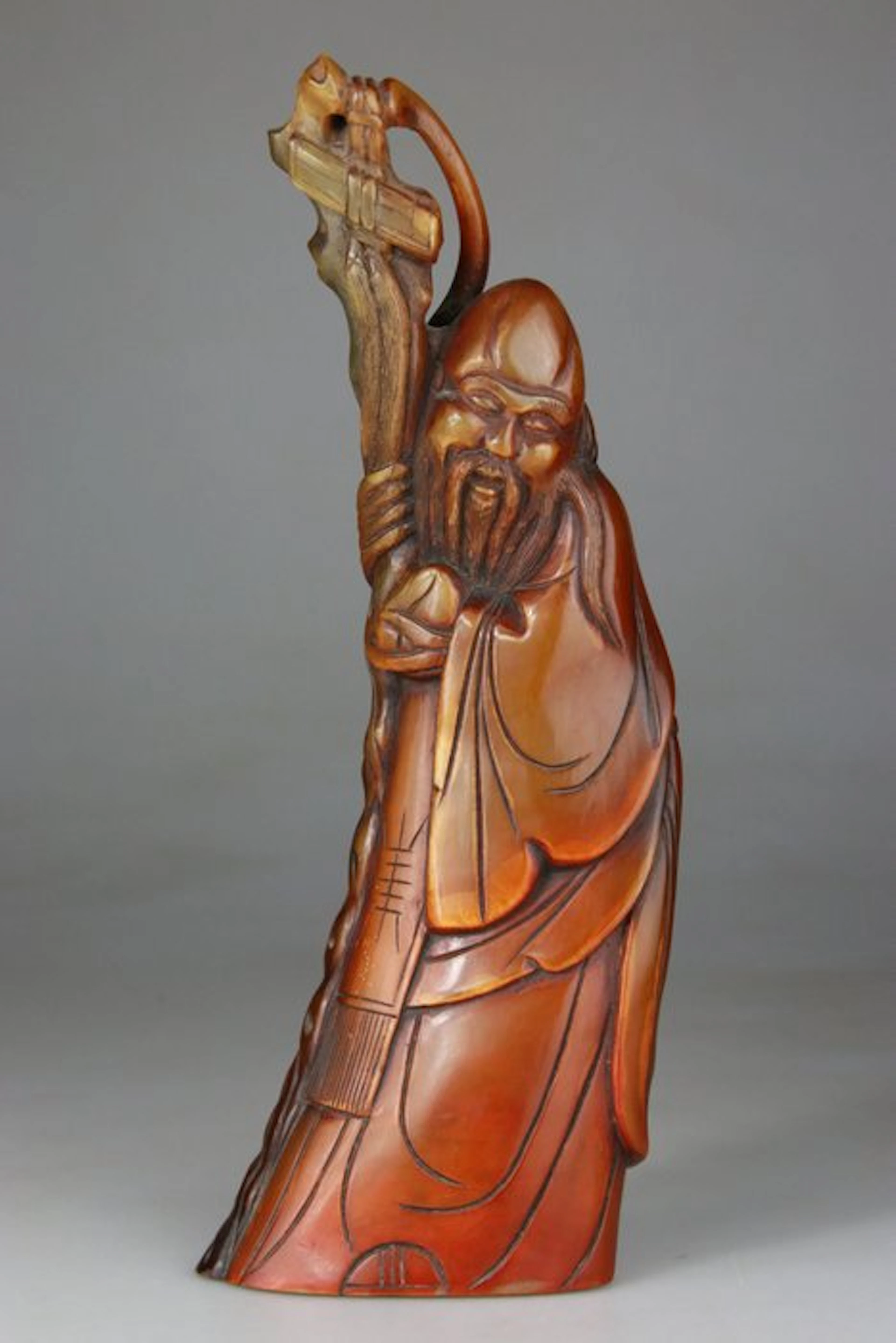 Sculpture - Statuette - Shoulao - Sculpture - Buffalo...